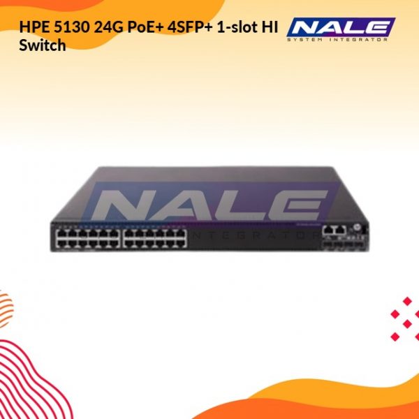HPE 5130 24G PoE+ 4SFP+ 1-slot HI Switch (JH325A)